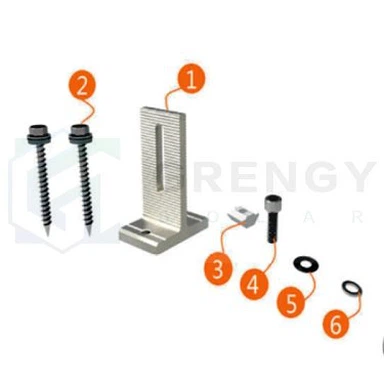 Clamp T Cosa le haghaidh Racáil Gréine