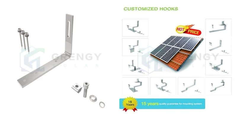 Asphalt tile roof hook_