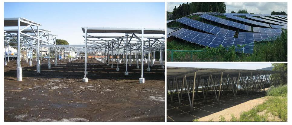 Agrivoltaics mounting systems Agrivoltaics mounting systems