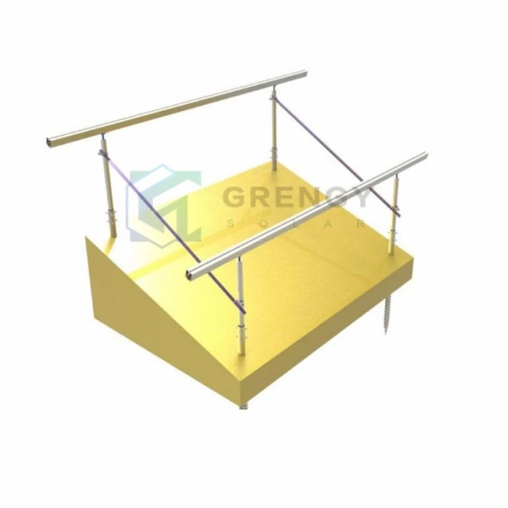 Double Pole Solar Ground Mounting System