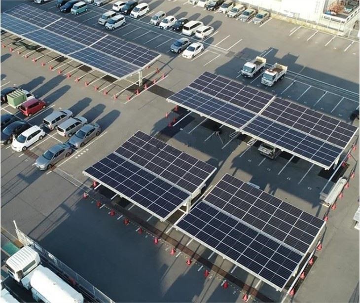 ODM Hot Dipped Galvanized Steel Solar Panel Carport