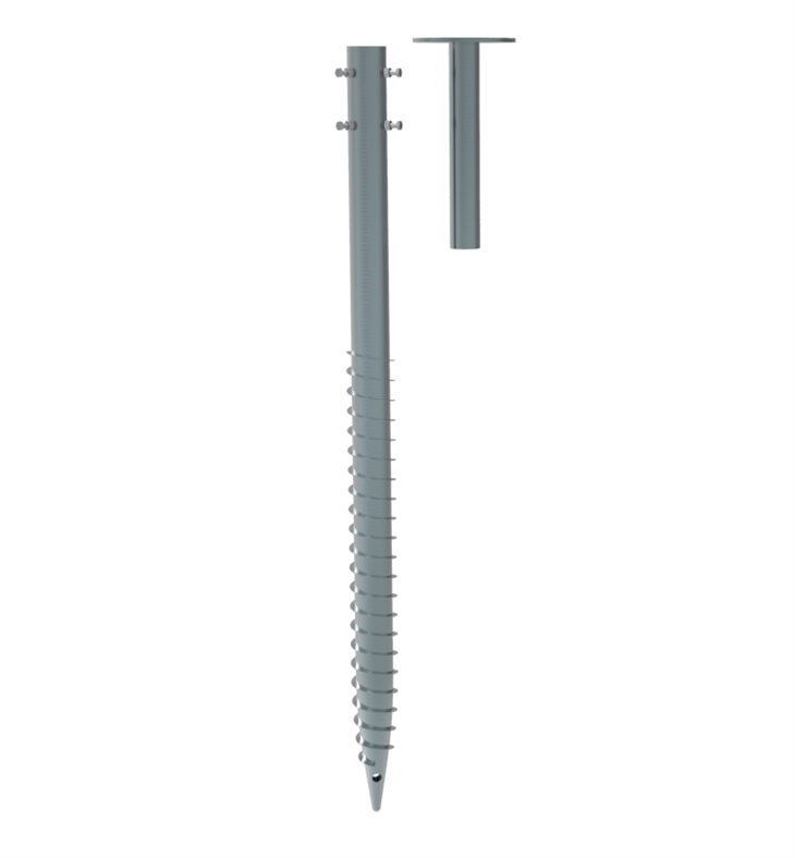 Piles Helical Inchoigeartaithe Do PV