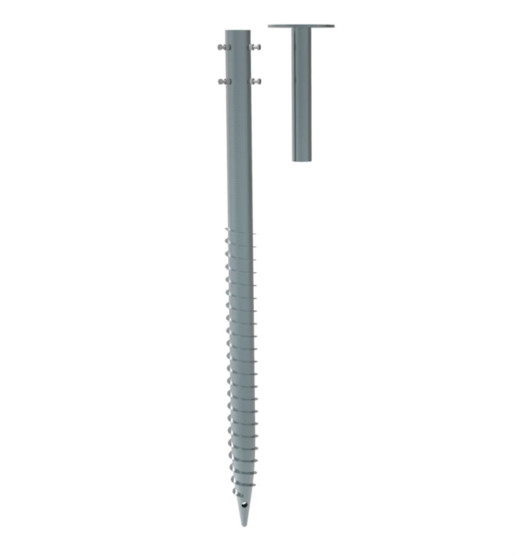 Galvanized Steel Solar Ground Screw Piles suppliers