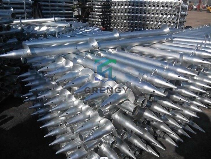 Helical Screw Piles For Solar Panels