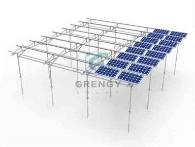 Struchtúir Racking Mount Do Agrivoltaics Gréine