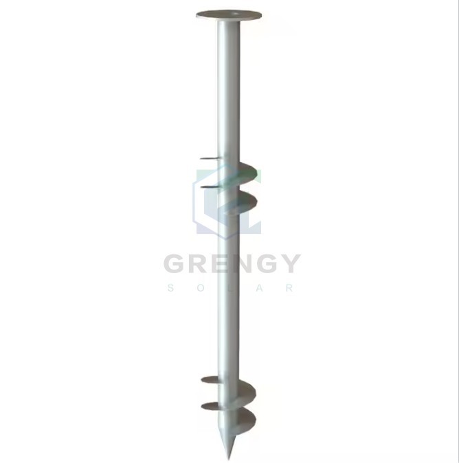 Adjustable Solidity Screw Piles